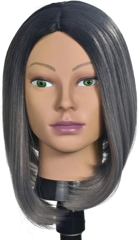 RSM Bald Female Training Head Cosmetology Mannequin Head for Wigs Making and Display with Free clamp, Skin Tone - Image 3