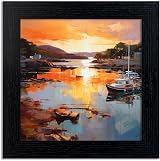 Alison Kingsgate Modern 10x10 Black Picture Frame Engineered Wood view 8
