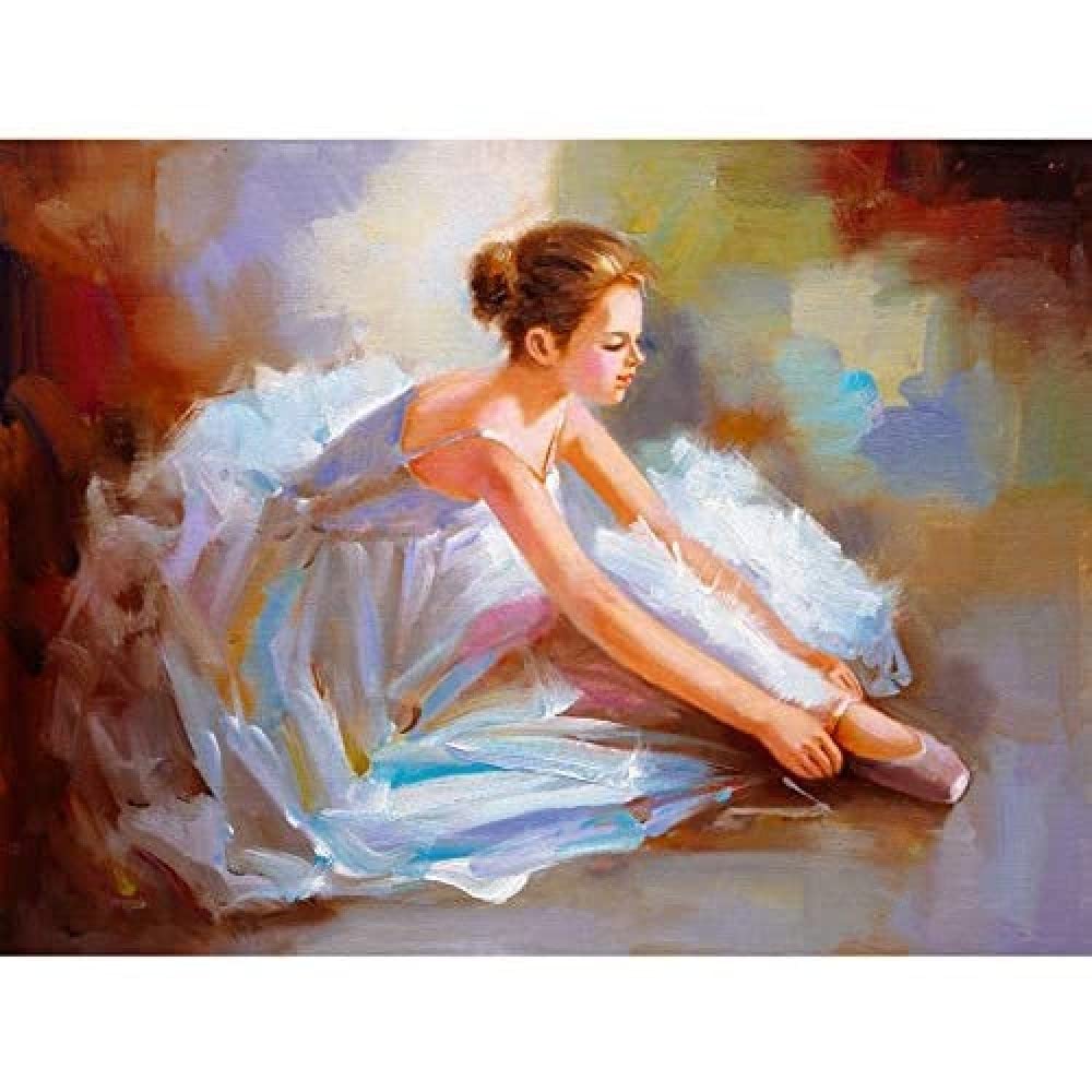 Ballet Dancing Shoes Painting Art Print Canvas Premium Wall Decor Poster