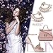 Wistic Sterling Silver Earrings with Jackets and Cubic Zircons Ear Stud Cuff For Women Girls (rose gold)