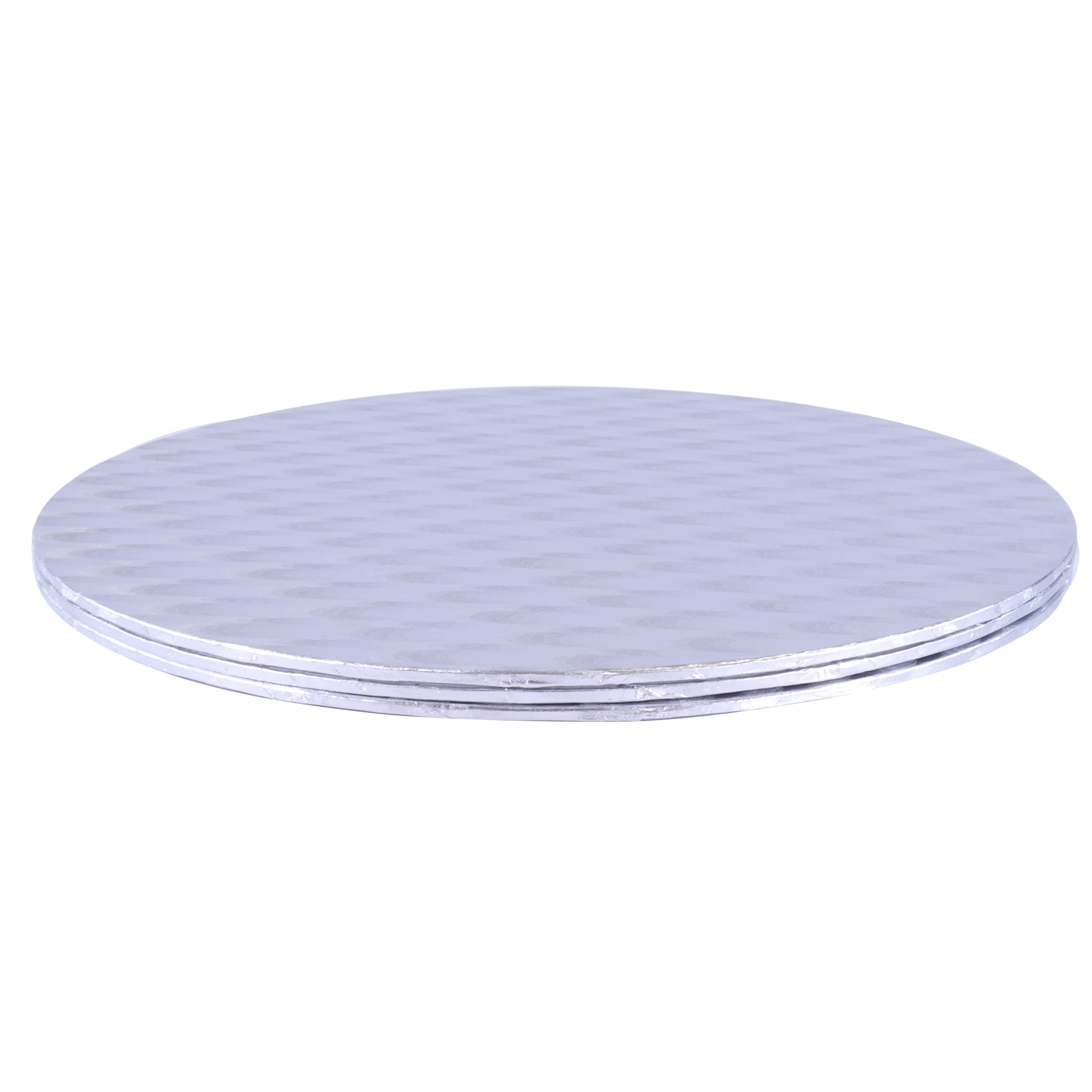 PME Baking Essentials - Round Cake Card Set of 3,Silver, 33 cm / 13-inch,