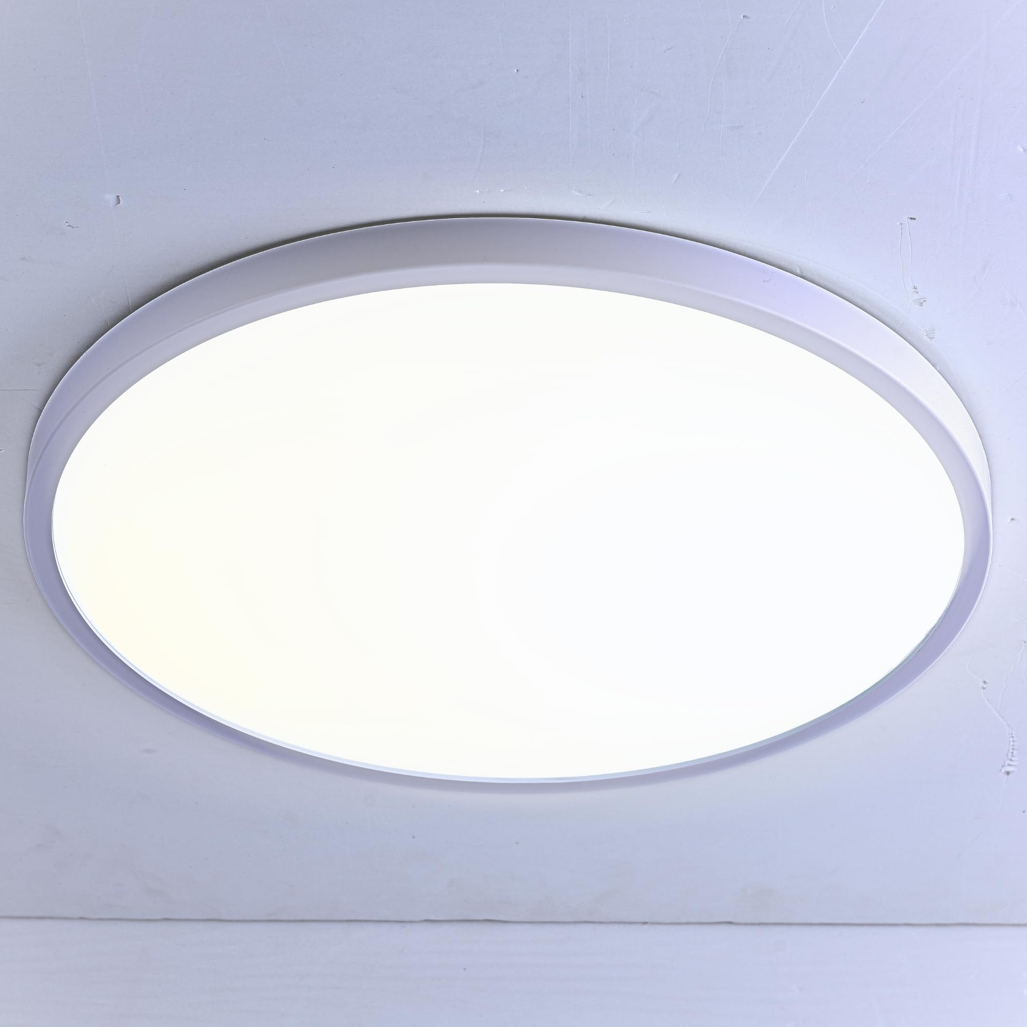 ONEGlobal MASLED 6000K 24W LED Ceiling Lights | 2160lm, 23cm, Cool Daylight, 150W Equivalent | Ideal for Bathroom, Kitchen, Bedroom, Living Room, Office, Garage