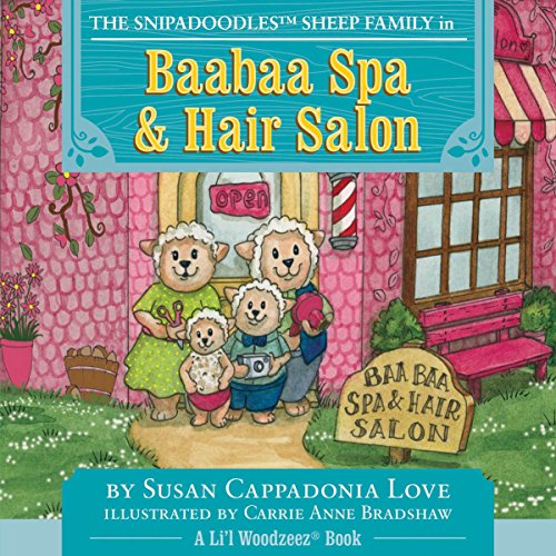 Li'l Woodzeez Snipadoodles Sheep Family Set with Storybook