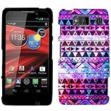 Motorola Droid Razr Maxx HD Nebula Black Aztec Galaxy Firm Case