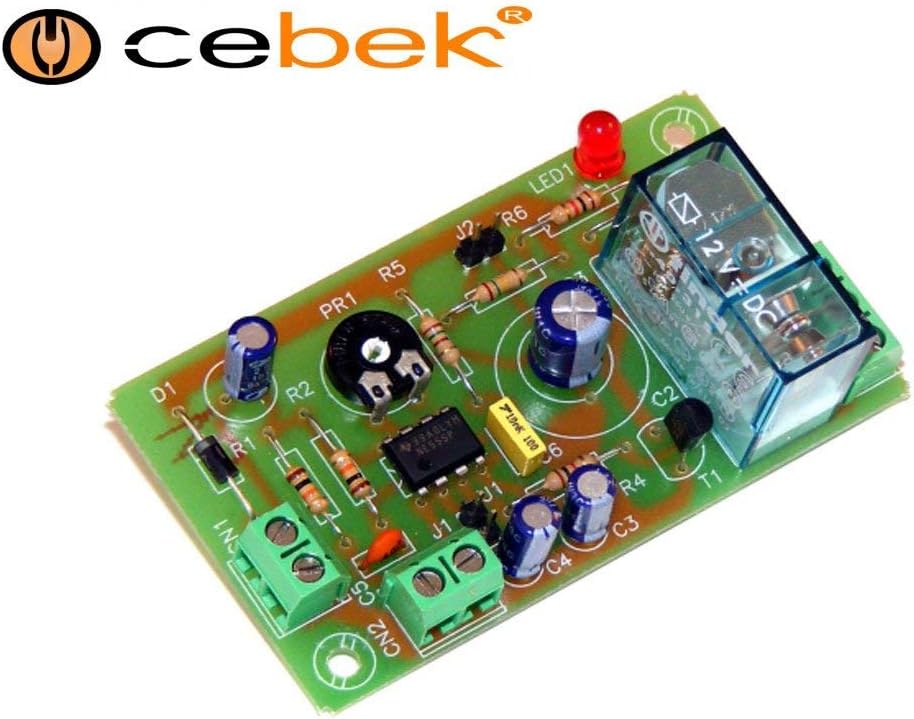 CEBEK - Universal Timer with Output Relay - 12 V DC 2 A 45 Minutes I-2 - Image 5