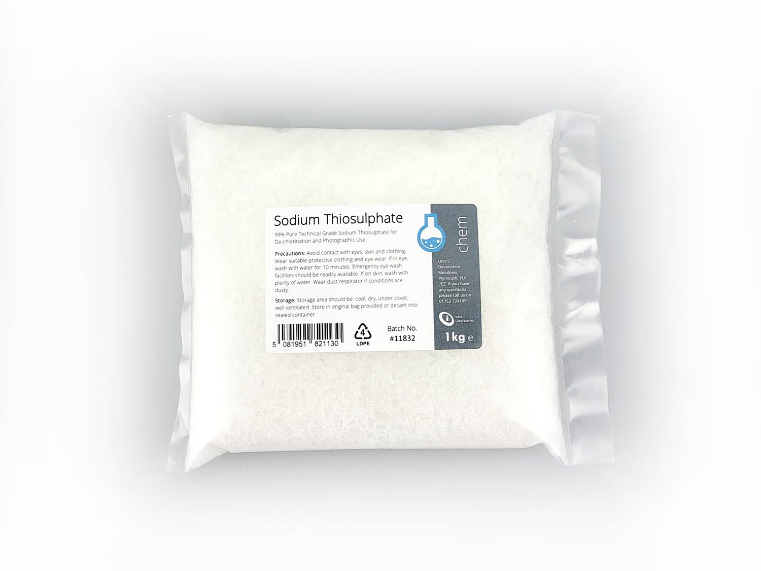 Sodium Thiosulphate 1kg - Aquarium Dechlorinator Photographic Processing