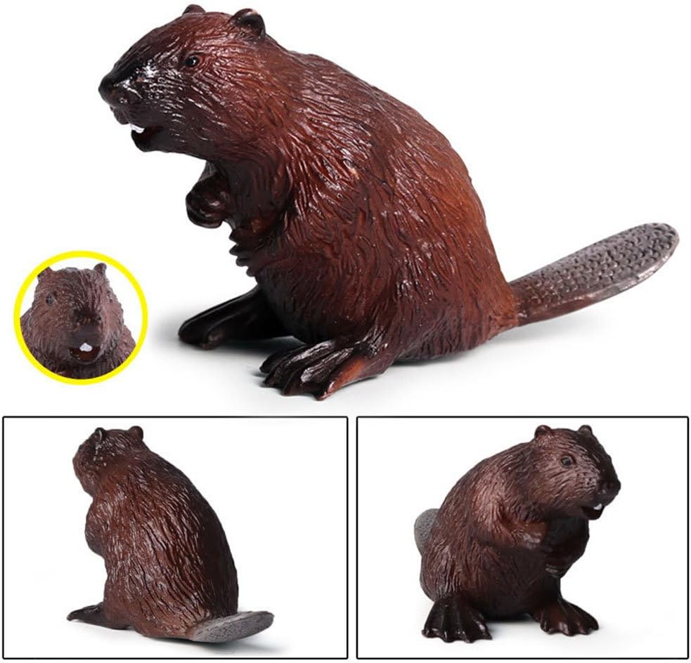 plastic beaver figurines