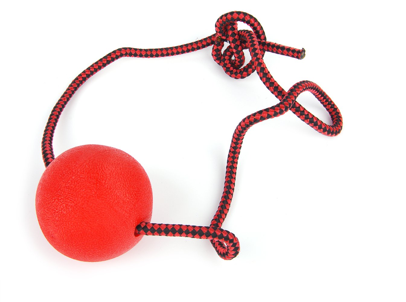 Younther Pet Elastic Solid Rubber Ball with Rope for Dog Training Play, Exercise & Fetch, No Squeakers