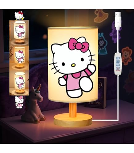 Ukonic Sanrio Hello Kitty Glitter Motion Mood Light | Nightstand