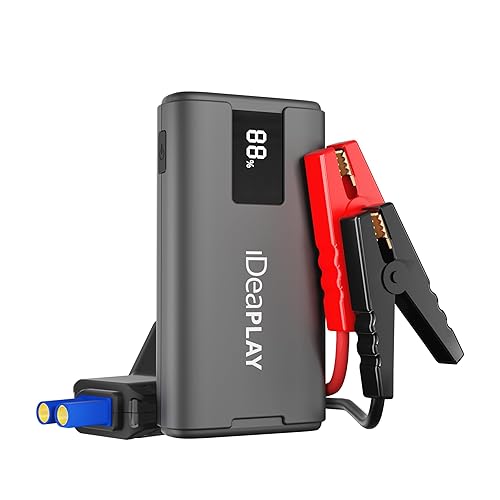 IDEAPLAY J10 Jump Starter, 2000A 12V Car Battery Jump Starter Portable