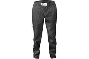 K1 RACEGEAR K1 Race Gear K1 Challenger Adult FR Cotton Pants - SFI 3.2A/1 - Black, White - Large/XL 58