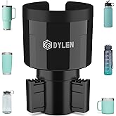 DYLEN Car Cup Holder Expander, Cup Holder Extender Adapter for Car with Expandable Insert, Compatible with Yeti 20/26/30oz, H