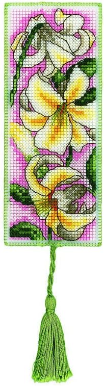 Lily Bookmark Cross Stitch Kit
