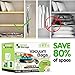 8 Pack Jumbo Vacuum Storage Space Saver Bag Set | Hand Vacuum Bags with Travel Pump | Space Bags for Home & Travel | Reusable Vacuum Bags | Airtight & Waterproof Saver Bags by Smart Storage