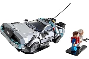 Brickcessories - Display Stand Compatible with Lego Speed Champions 77256, Time Machine from Back to The Future (2026) - Acry