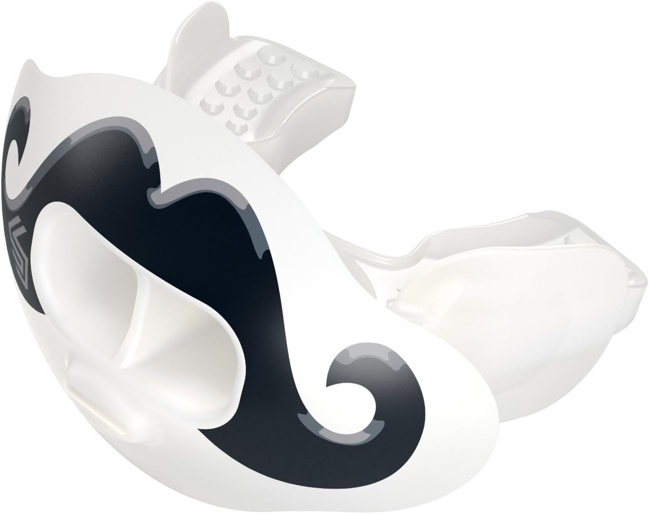 Shock Doctor Max Airflow Lip Guard / Mouth Guard. Football Mouthguard 3300. For Kids / Youth and Adults. Breathable Wide Opening Mouthpiece. Helmet Strap Included : Sports & Outdoors