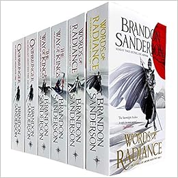 The Stormlight Archive Series 6 Books Collection Set By Brandon Sanderson Words Of Radiance Part 1 2 The Way Of Kings Part 1 2 Oathbringer Part 1 2