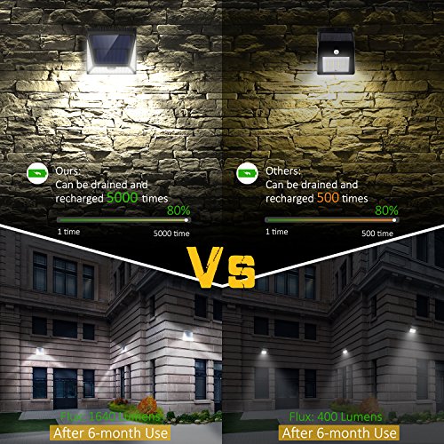 82 LEDs Solar Motion Sensor Lights Outdoor, ZOOKKI Super Bright Waterproof Solar Powered Wall Lights Outside, Wireless Security Lights Night Light for Garden Fence Deck Yard Garage Driveway-2 Pack