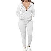 Bealin Women's Jogging Suits Two Piece Outfits Sweatsuit Long Sleeve Zip Tops and Sweatpants Workout Tracksuit Sets