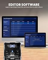 STRICH Stereo Looper Guitar Pedal with Drum Machine 100 Patterns 160 Min USB view 5