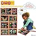 ETI Toys, 58 Piece Lace and Trace with Board. Draw House, Duck, Car, Trees, People, Sun and More. 100 Percent Safe, Fun, Creative Skills Development. Gift, Toy for 6, 7, 8 Year Old Boys and Girls