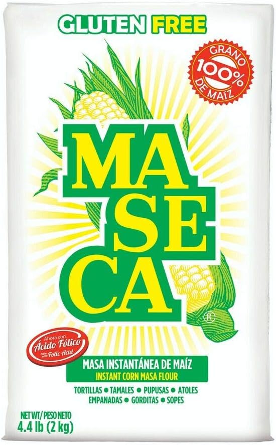 Maseca I (4) X 4.4 lb packs Corn Masa de Maíz