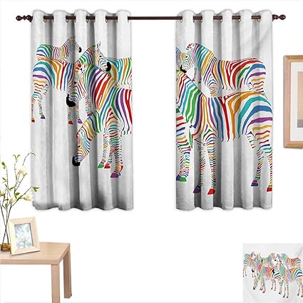 Amazon Com Superlucky Funny Decor Curtains By Colorful Cute