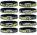 Inkstone (10-Pack) Positive Message Wristbands - Be the Change You Wish to See in the World, Embrace Your Inner Awesomeness, & Live Your Life with Purpose - Bulk Wholesale Lot of Silicone Bracelets