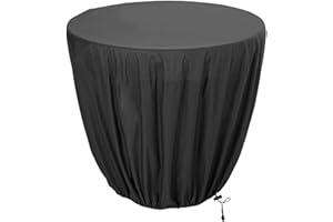 Fountain Covers for Winter Waterproof 210D Oxford Fabric Bird Bath Cover with Windproof Drawstring UV Resistant Garden Statue