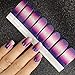 6 Different Sheets Shinny Nail Art Tips Stickers False Nail Design Manicure Sets (Style B)