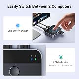 UGREEN USB 3.0 Switch 2 In 2 Out 2 Computers Share Keyboard Mouse Printer view 5