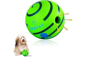 HYQ Interactive Squeaky Dog Ball - 2.75 Inch Toy for Small, Medium, Large Dogs and Puppies to Keep Them Busy