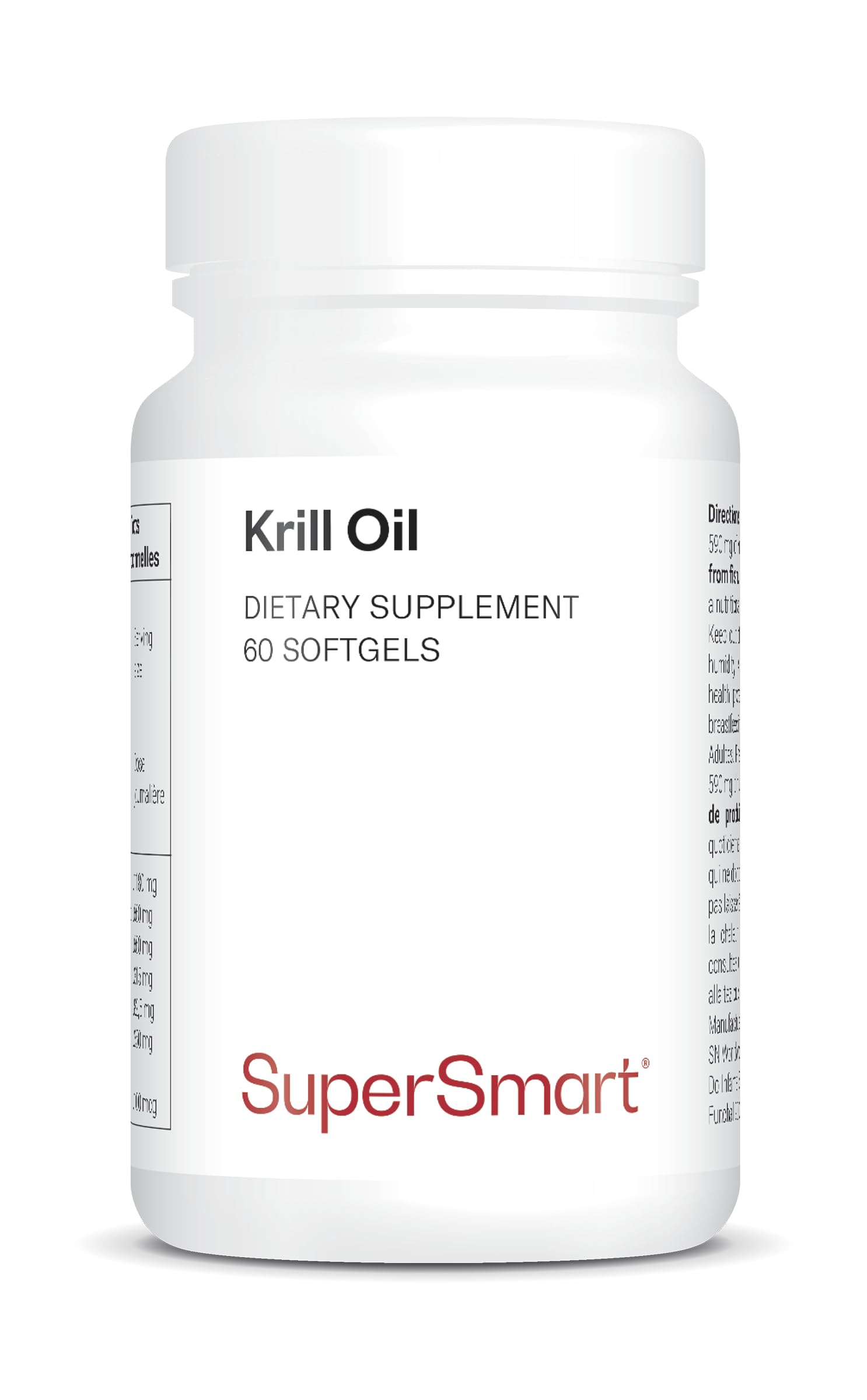 Krill Oil – Supports Normal Blood Pressure – Naturally Rich in Omega‑3 (EPA & DHA), Antioxidants & Phospholipids – SuperSmart