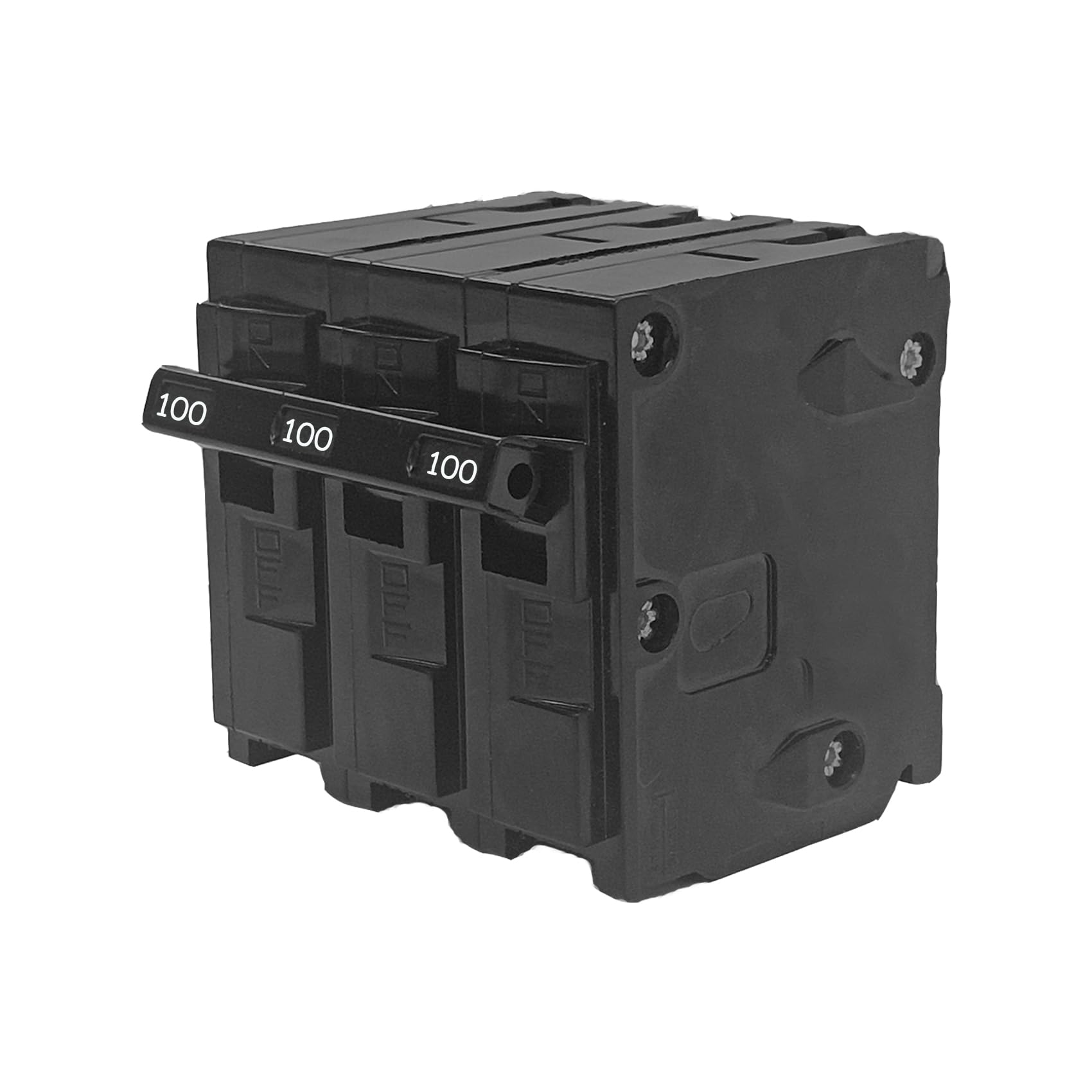 Photo 1 of Q3100 Circuit Breaker, 3 Pole 100-Amp, 120/240v, Fit for Siemens Type EQ, EQL, SEQ, EQG, PL and ES Series loadcentres. Plug-in Standard Circuit Breaker,Thermal Magnetic Protection.