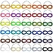 SUBANG 30 Pieces Velvet Scrunchies Hair Elastics Scrunchies Hair Bands Ties for Women Girls, 30 Colors