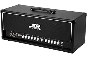 Monoprice SB100 100-watt All Tube 2-channel Guitar Amp Head with Reverb, Professional Build Quality, Using Two 6L6 Tubes, Wit