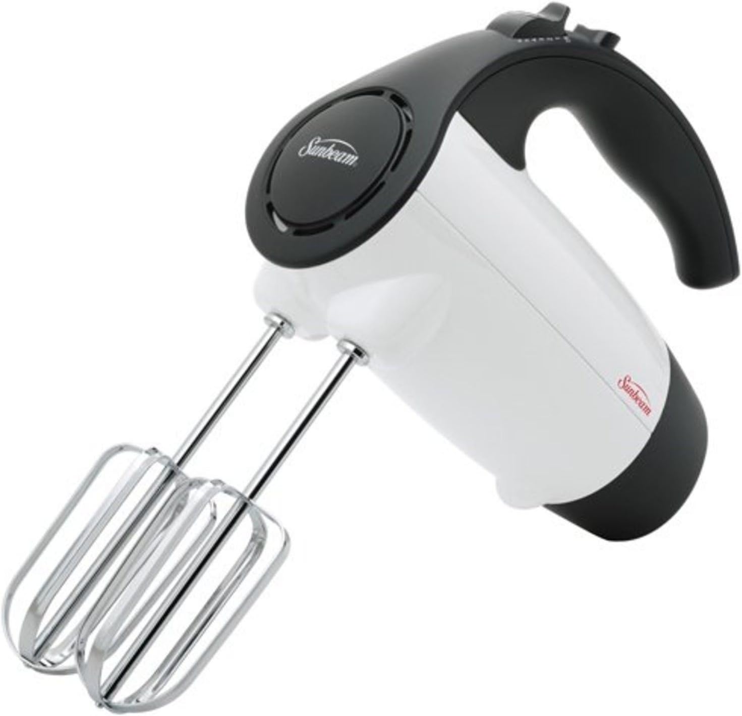220-watt 6-speed Retractable Cord Hand Mixer - White/grey