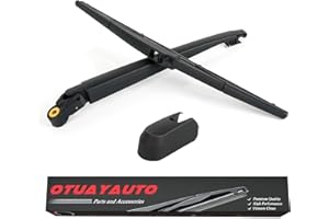 OTUAYAUTO Rear Windshield Wiper Arm Blade Set - Replacement for Mazda CX-5 CX5 2013-2025 - Factory Style Back Wiper Cover Accessories Assembly for Rear Window