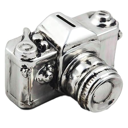 XUANLAN Niños creativos Retro Cámara Piggy Bank Cerámica Gran ...