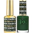 DND Gel Polish Set, Green Collection, UV/LED GelPolish and Air Dry Nail Lacquer, Matching Chip-Free Polish Duo, 0.5 Fl Oz Each