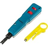 Vastar Network Wire Punch Down Impact Tool with Two Blades - 110 and BK & Network Wire Stripper