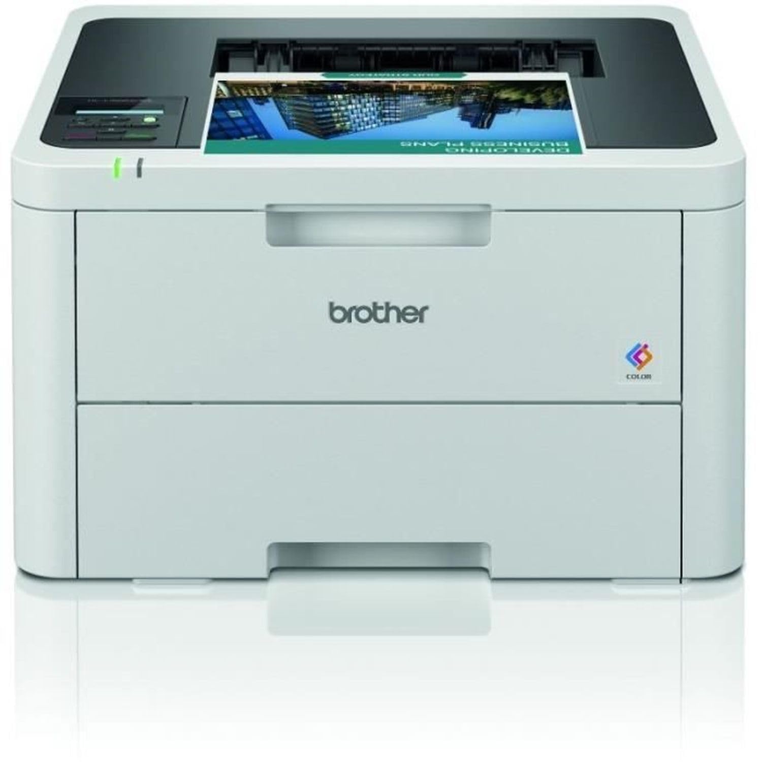 Brother HL-L3220CWE Eco Pro - Kompakter Farb-LED-Drucker mit WLAN, bis zu 18 Seiten/Min. Druckgeschwindigkeit, 5GHz WLAN und USB, 250 Blatt Papierkassette