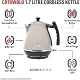 Haden Cotswold Putty Kettle 1.7L Stainless Steel Rapid Boil Cordless view 2