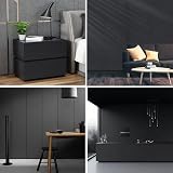 Arthome Black Contact Paper 43.5cm x 1000cm Matte Vinyl Film view 6