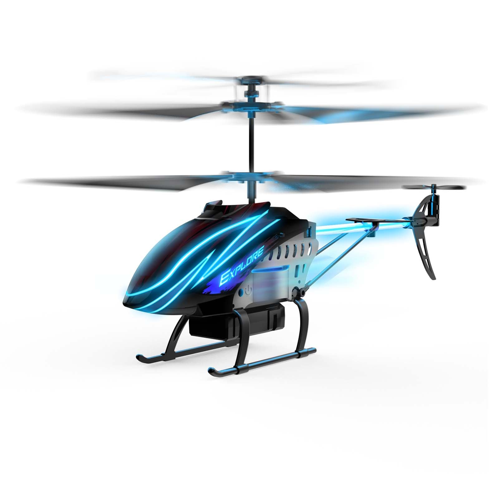 BUSSGO RC Helicopters Remote Control Helicopter for Kids Adults with 7+1 LED Light Modes, 30Mins Flight, Upgraded Altitude Hold,3.5 Channel, Easy Remote Helicopter Toys for Beginners Boys Girls