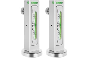 Ziopetru 2 Pack Adjustable Magnetic Gauge Tool, Wheel Camber, Caster Pillar and Wheel Alignment Tools for Automotive Truck RV