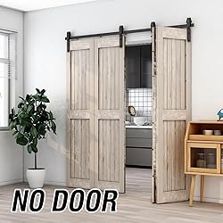 AONAYIOA 60"/5FT Bi-Folding Sliding Barn Door