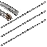 Wensilon Concrete Drill Bit 3pcs 1/2" X