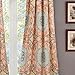 Greenland Home Fashions Olympia Curtain Panels, Set of 2, with Tiebacks, Model # GL-1706CWP, 42 W x 84 L in. Each, Multicolor