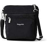 Baggallini Modern Pocket Crossbody Bag for Women, 8.5"x8.5" Handbag Purse with RFID, Lightweight Water-Resistant